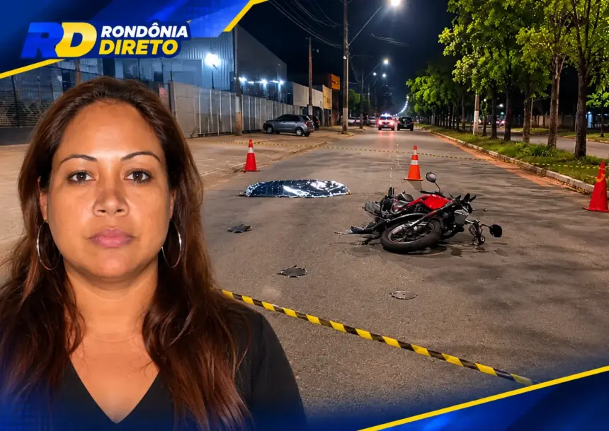 Mulher de 47 anos morre após cair de motocicleta na avenida Mamoré, em Porto Velho