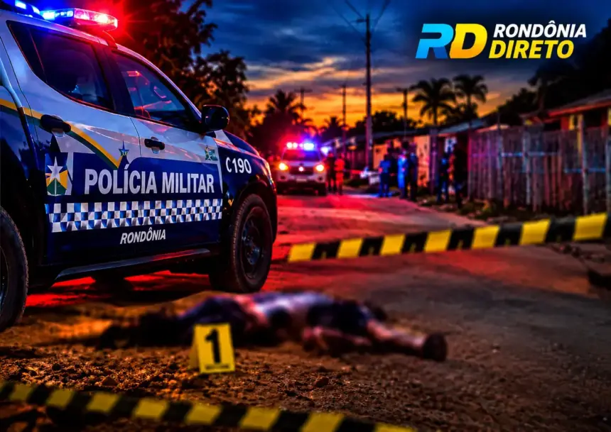 Mulher grávida de quatro meses e homem são mortos a tiros dentro de residência em Alvorada do Oeste