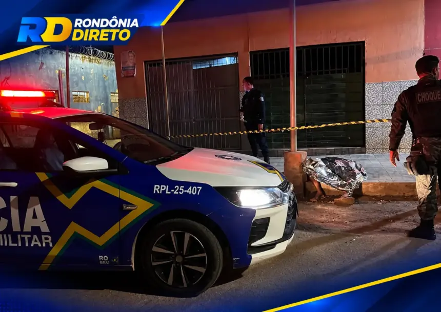 Urgente - Homem é morto a tiros por dupla em motocicleta na região do Cai N’Água, em Porto Velho