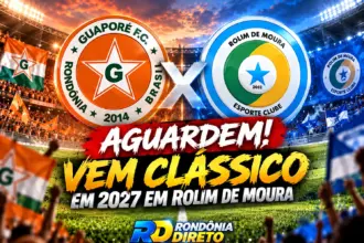 Federação confirma oito clubes no Rondoniense 2027; Rolim de Moura e Guaporé prometem clássico mais aguardado