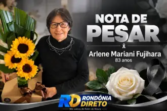 Prefeito Aldo Júlio e Prefeitura de Rolim de Moura emitem Nota de Pesar pela morte da professora e pioneira Arlene Mariani