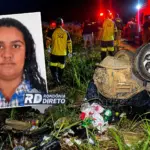 Mulher de 29 anos morre e outras três pessoas ficam feridas após carro capotar na BR-364, entre Jaru e Ouro Preto do Oeste