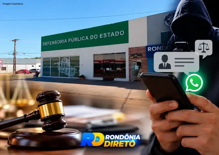 Golpistas usam nome da Defensoria Pública e de falso juiz para enganar mulher em Rolim de Moura