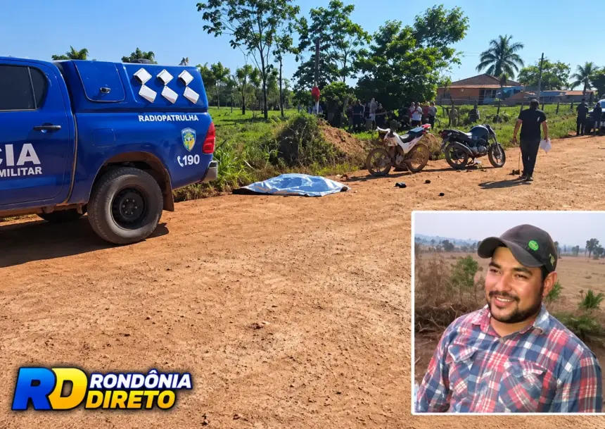 Colisão frontal entre motocicletas deixa um morto e três feridos em Nova Mamoré