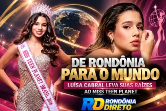 De Rondônia para o mundo: Luísa Cabral leva suas raízes ao Miss Teen Planet