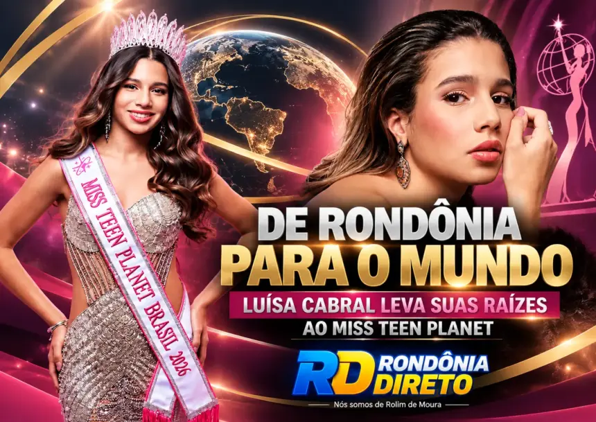 De Rondônia para o mundo: Luísa Cabral leva suas raízes ao Miss Teen Planet