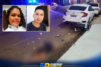 Identificada mulher que morreu com namorado em acidente de moto na avenida Jatuarana, em Porto Velho