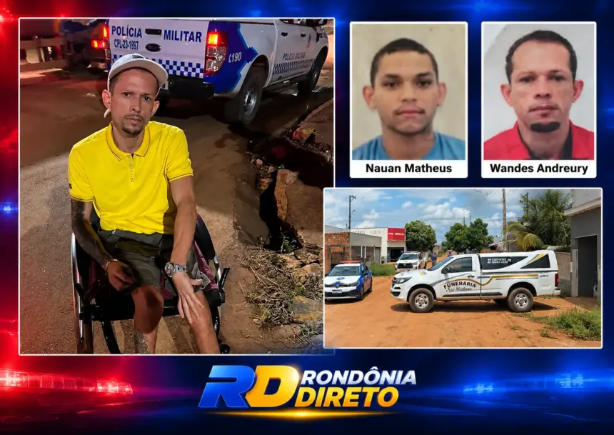 Identificados os dois homens mortos a tiros dentro de residência em Vilhena; um deles era cadeirante