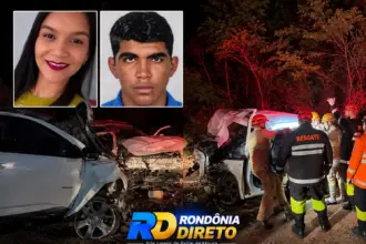 Colisão entre caminhonetes deixa dois mortos e seis feridos na BR-364, na região de Ariquemes