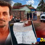 “Motivo da morte: Assediado Criança”: bilhete é encontrado sobre corpo de homem assassinado em Rolim de Moura