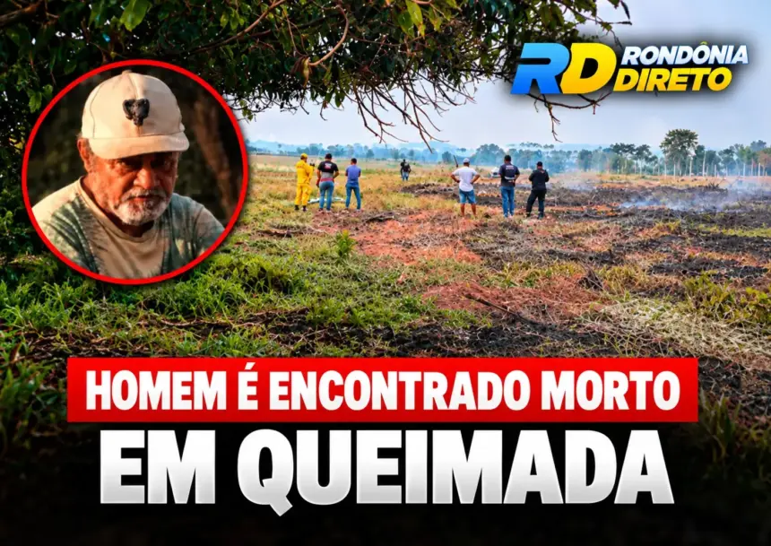 Homem é encontrado morto em pastagem atingida por queimada na zona rural de Nova União