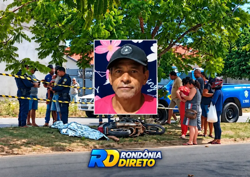 Motociclista morre após bater contra árvore no Residencial Milão, em Ji-Paraná
