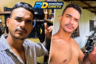 Polícia Civil divulga foto de foragido acusado de esfaquear companheira em Vilhena; filho da vítima pediu ajuda após ataque