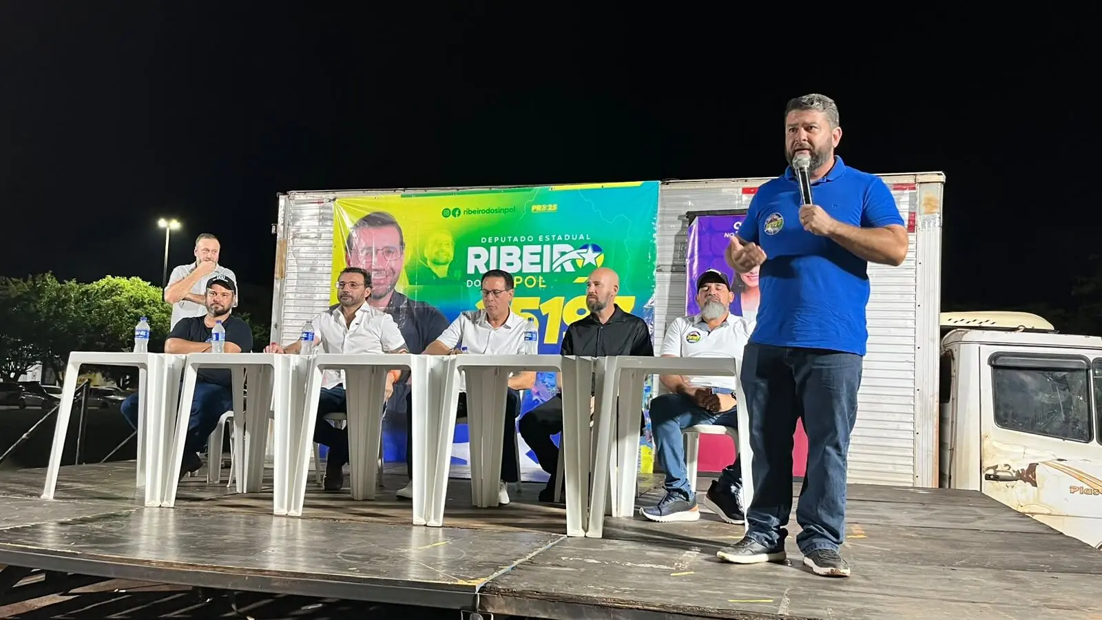 Ribeiro reúne cerca de 500 pessoas em Rolim de Moura e recebe apoio de Aldo Júlio e Investigador Edinho