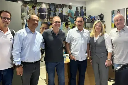 Reeleito deputado estadual, Alan Queiroz visita prefeito Aldo Júlio e agradece apoio recebido em Rolim de Moura