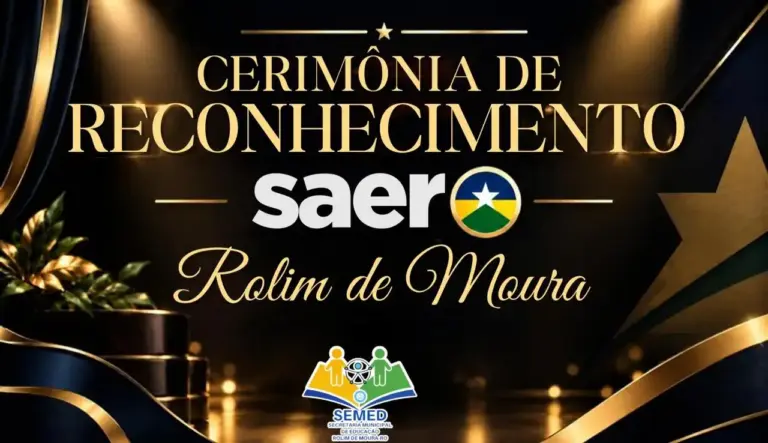 Rolim de Moura premiará professores, alunos e escolas por desempenho no SAERO 2025