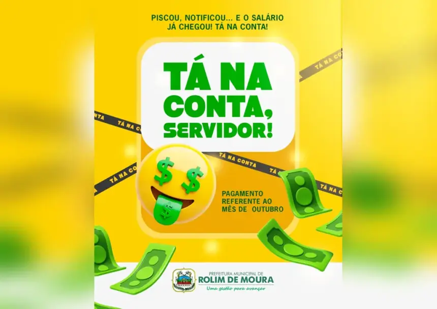 Prefeito Aldo Júlio libera mais de R$ 13 milhões em salários e garante feriadão com dinheiro na conta dos servidores de
