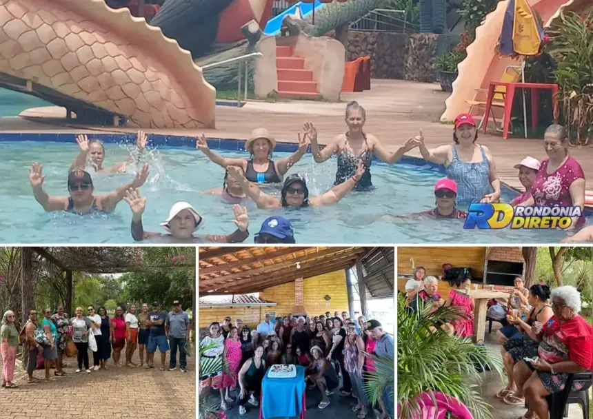 Semas promove passeio para idosos de Rolim de Moura e Nova Estrela em comemoração ao Dia da Pessoa Idosa