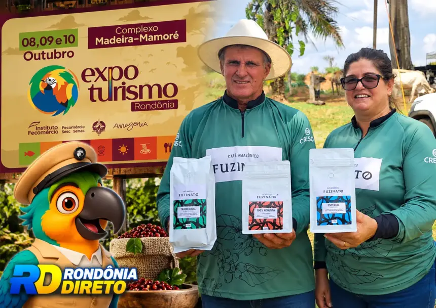 Rolim de Moura leva cafés premiados e potencial turístico à 3ª Expoturismo em Porto Velho