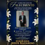 Nota de falecimento: João Soares da Silva, o Joãozão, falece aos 71 anos em Rolim de Moura