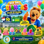 Rolim de Moura Esporte Clube promove festa gratuita para crianças neste sábado (10), no bairro Centenário