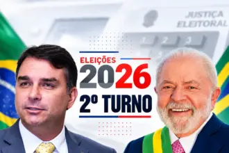 Flávio Bolsonaro e Lula vão disputar o segundo turno da eleição presidencial