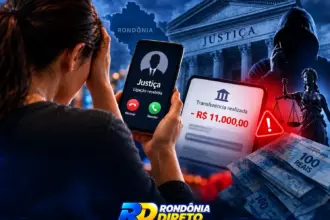 Mulher perde R$ 11 mil após golpista se passar por representante da Justiça em Rondônia