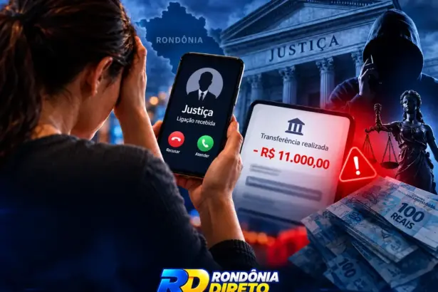 Mulher perde R$ 11 mil após golpista se passar por representante da Justiça em Rondônia