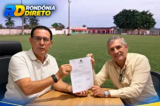 Prefeito Aldo Júlio autoriza construção de barracão de R$ 664 mil no campo de futebol de Nova Estrela